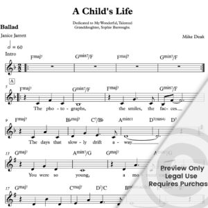 "A Child's Life" Mike Deak / Janice Jarrett