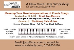 A New Vocal Jazz Workshop