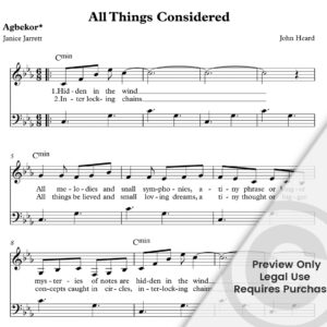 "All Things Considered" John Heard / Janice Jarrett