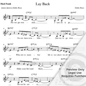 "Lay Back" Eddie Russ / Janice Jarrett