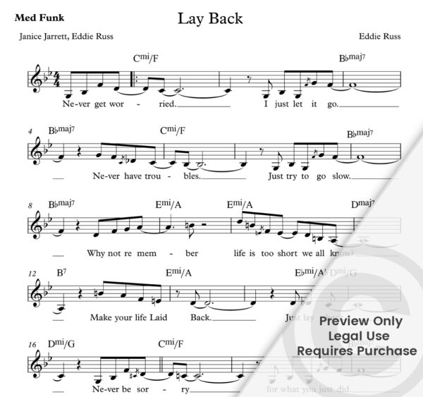 "Lay Back" Eddie Russ / Janice Jarrett