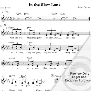 In the Slow Lane